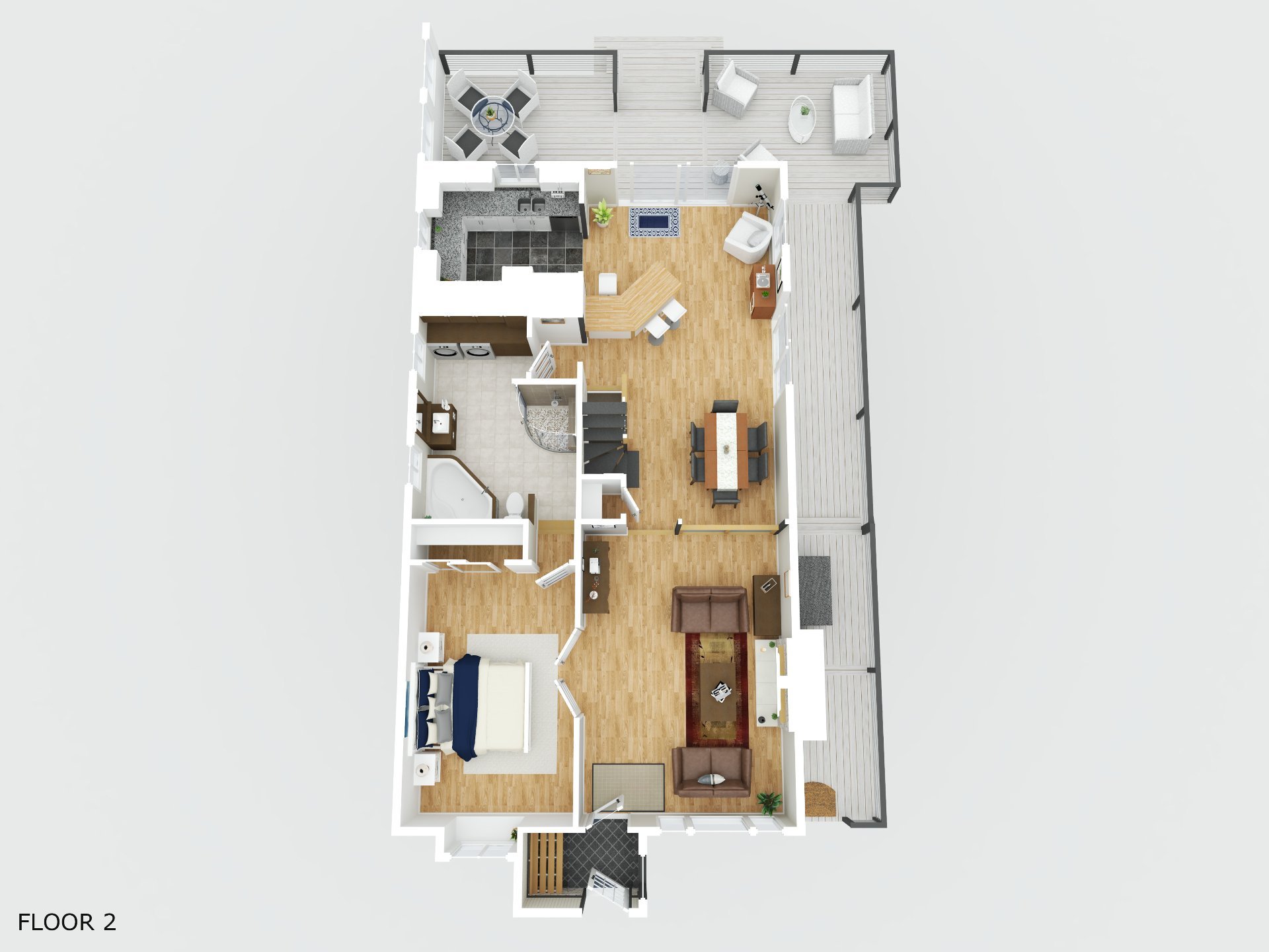 Accès au plan d'eau