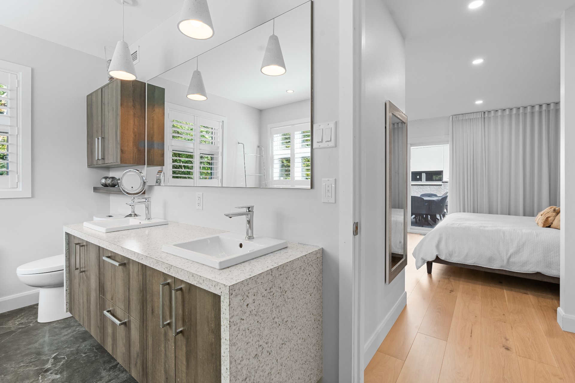 Salle de bains attenante à la CCP