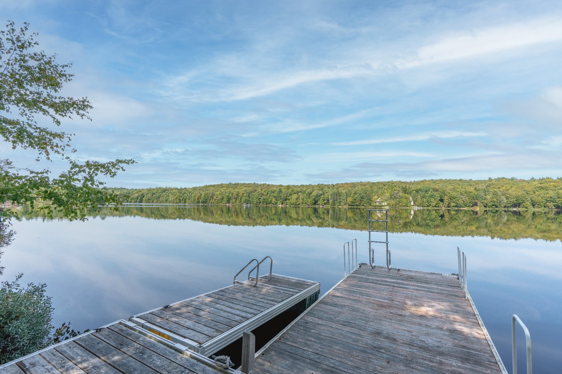 Accès au plan d'eau
