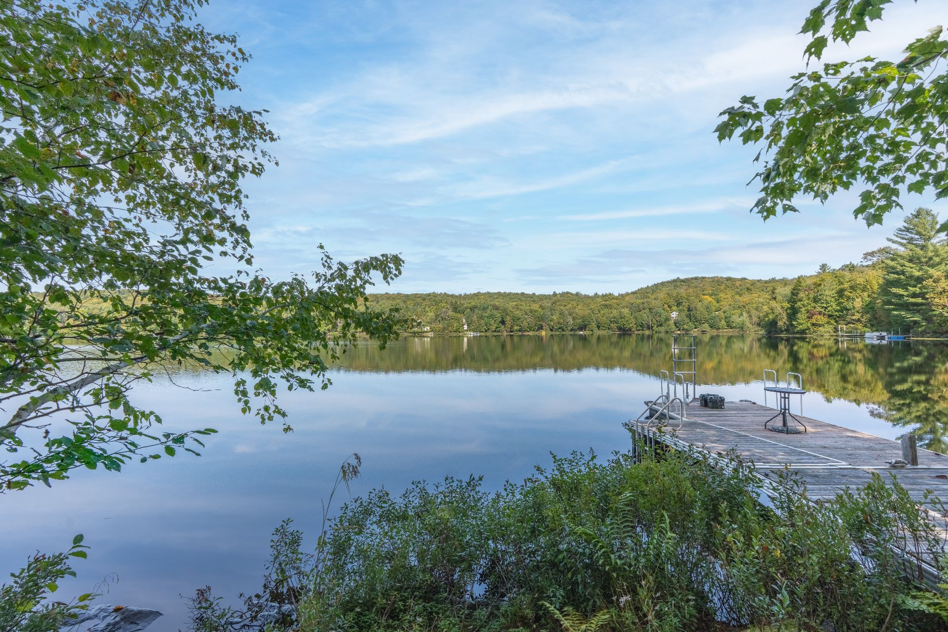 Accès au plan d'eau