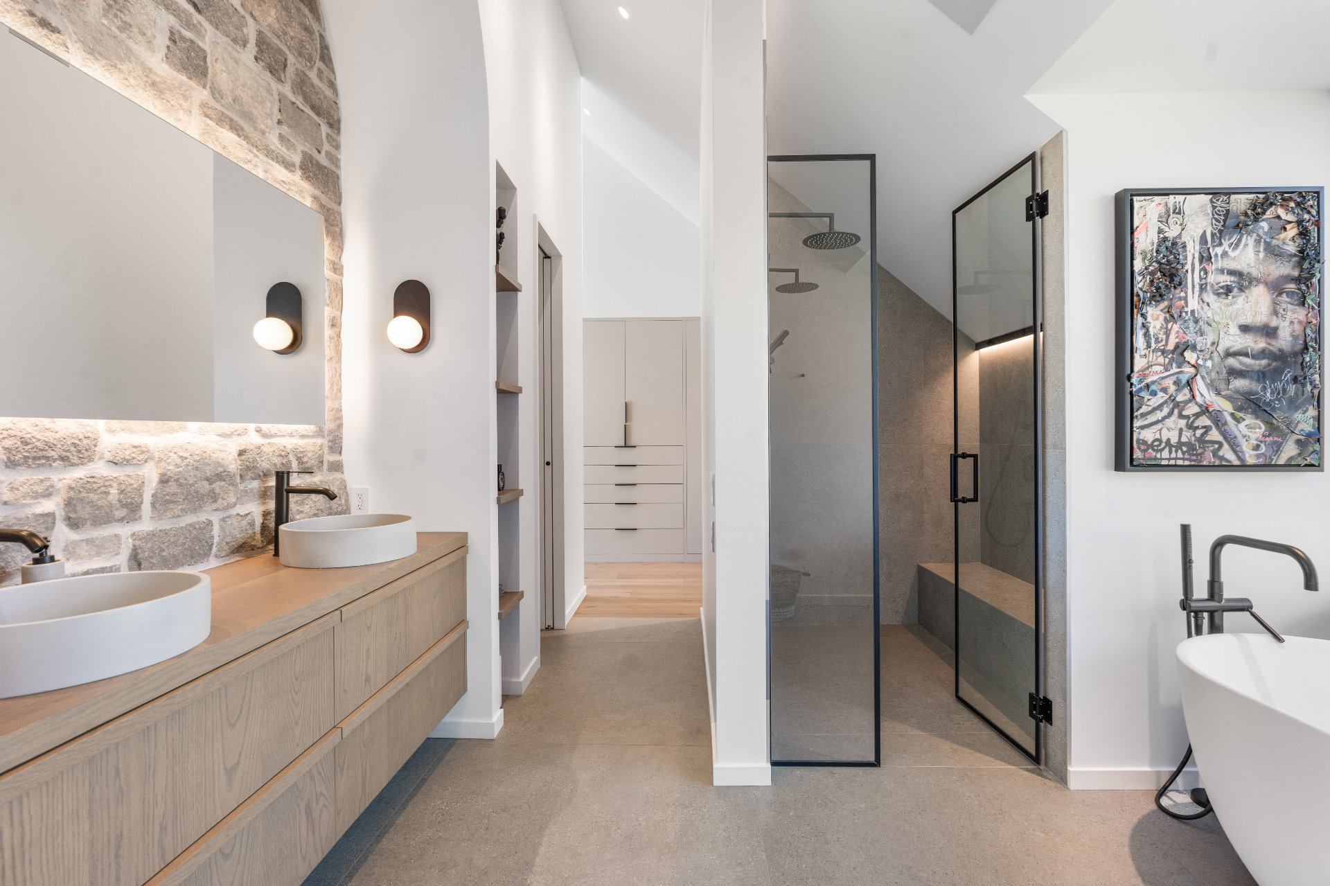 Salle de bains attenante à la CCP