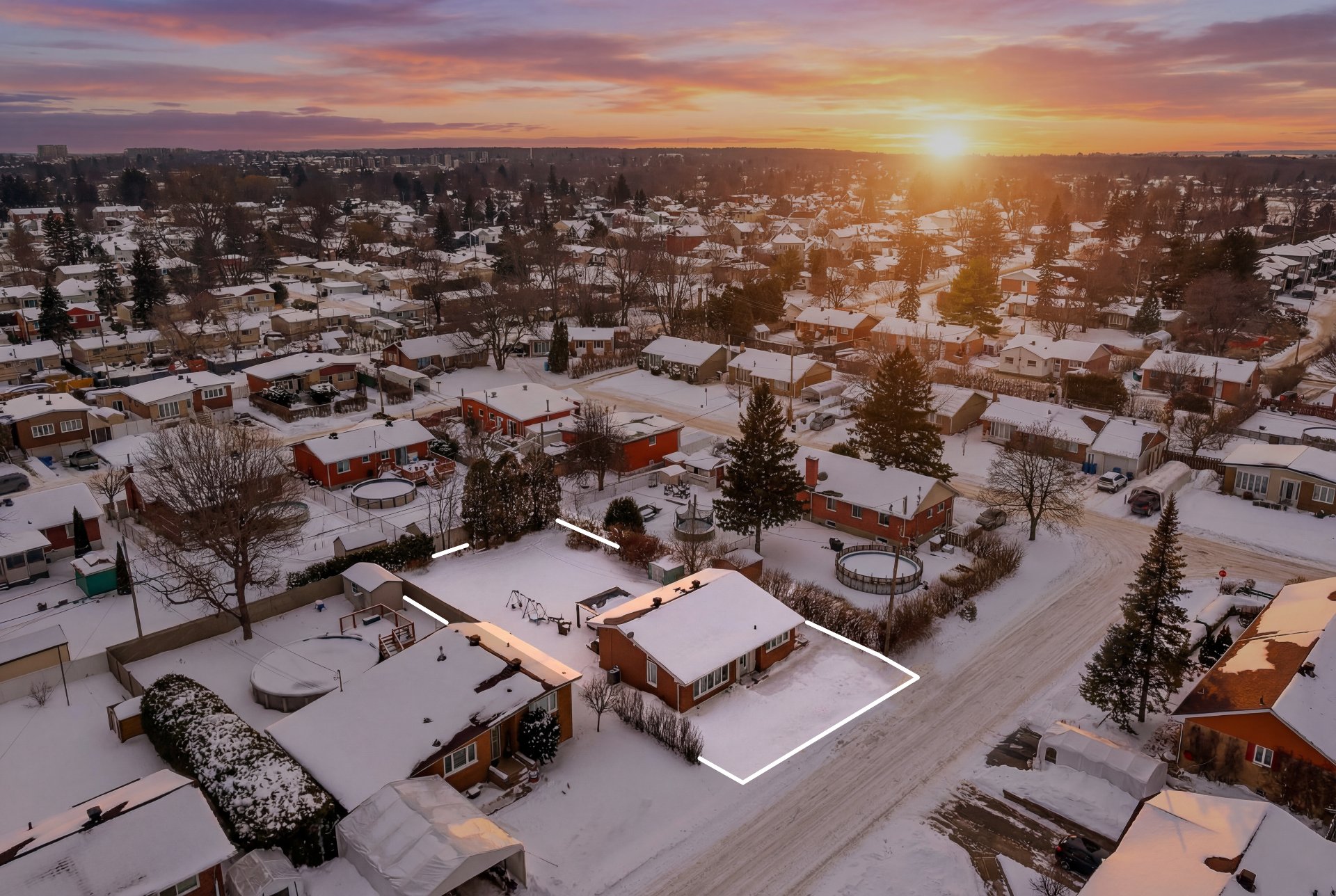 Maison à un étage et demi