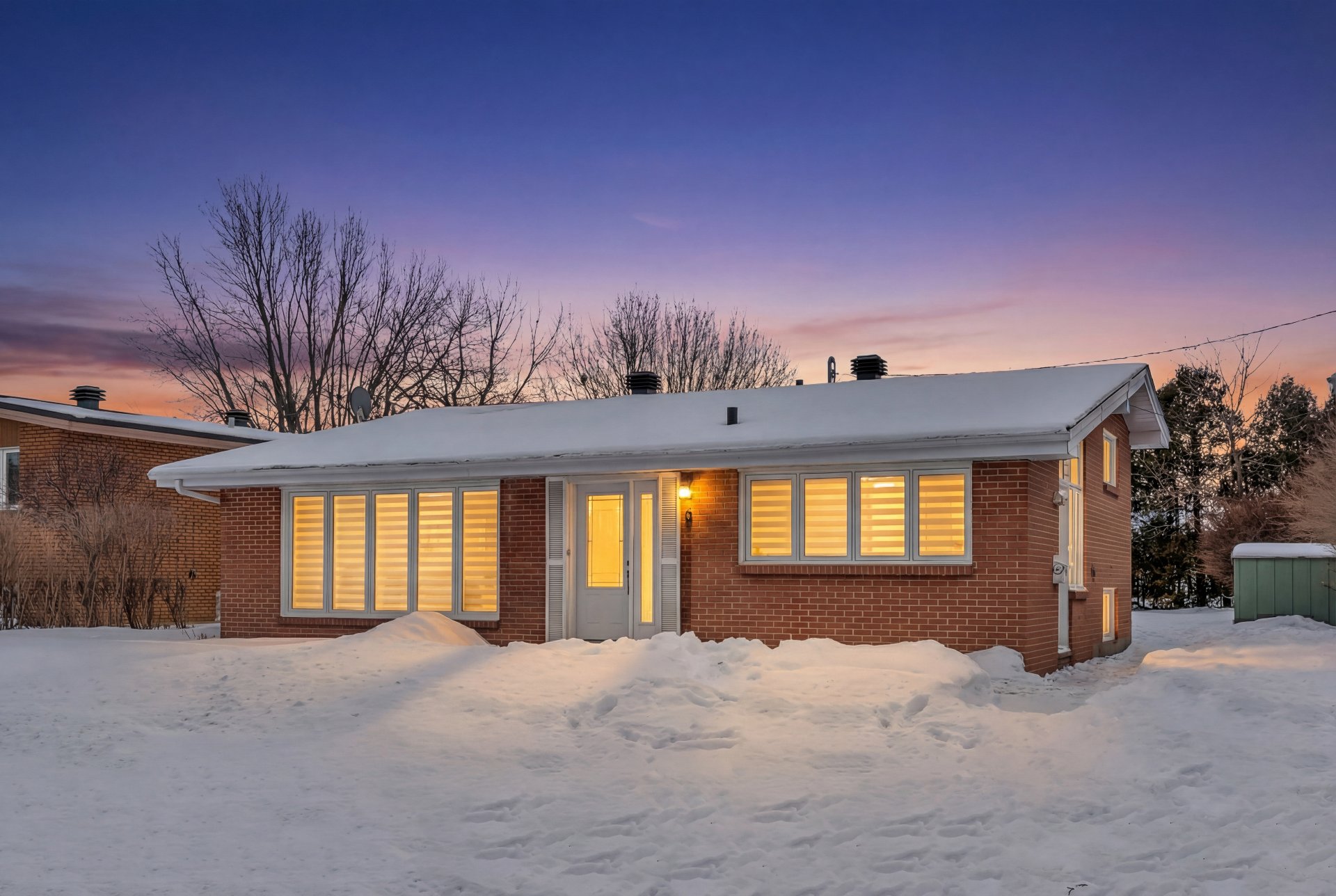 Maison à un étage et demi