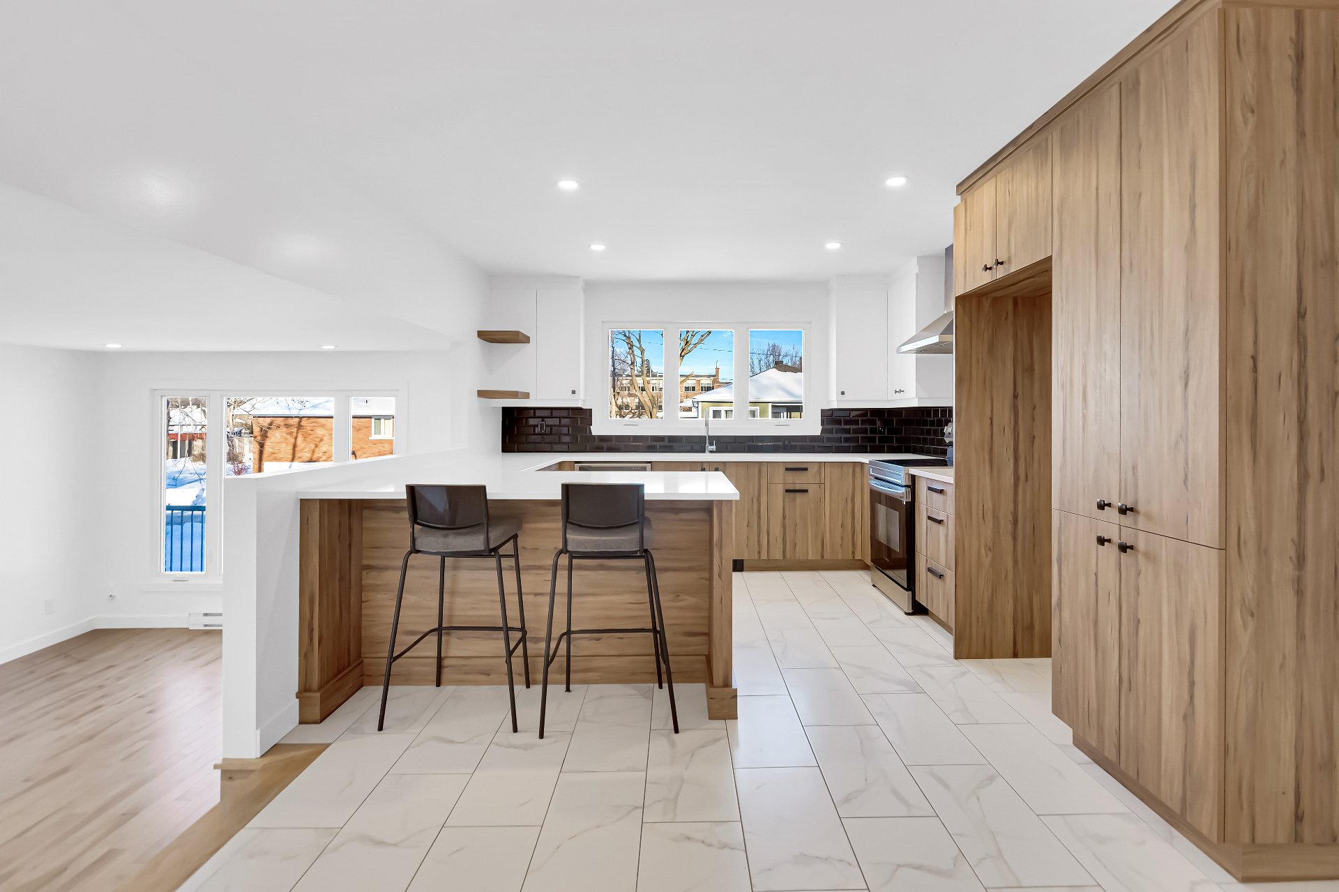 Maison à paliers multiples