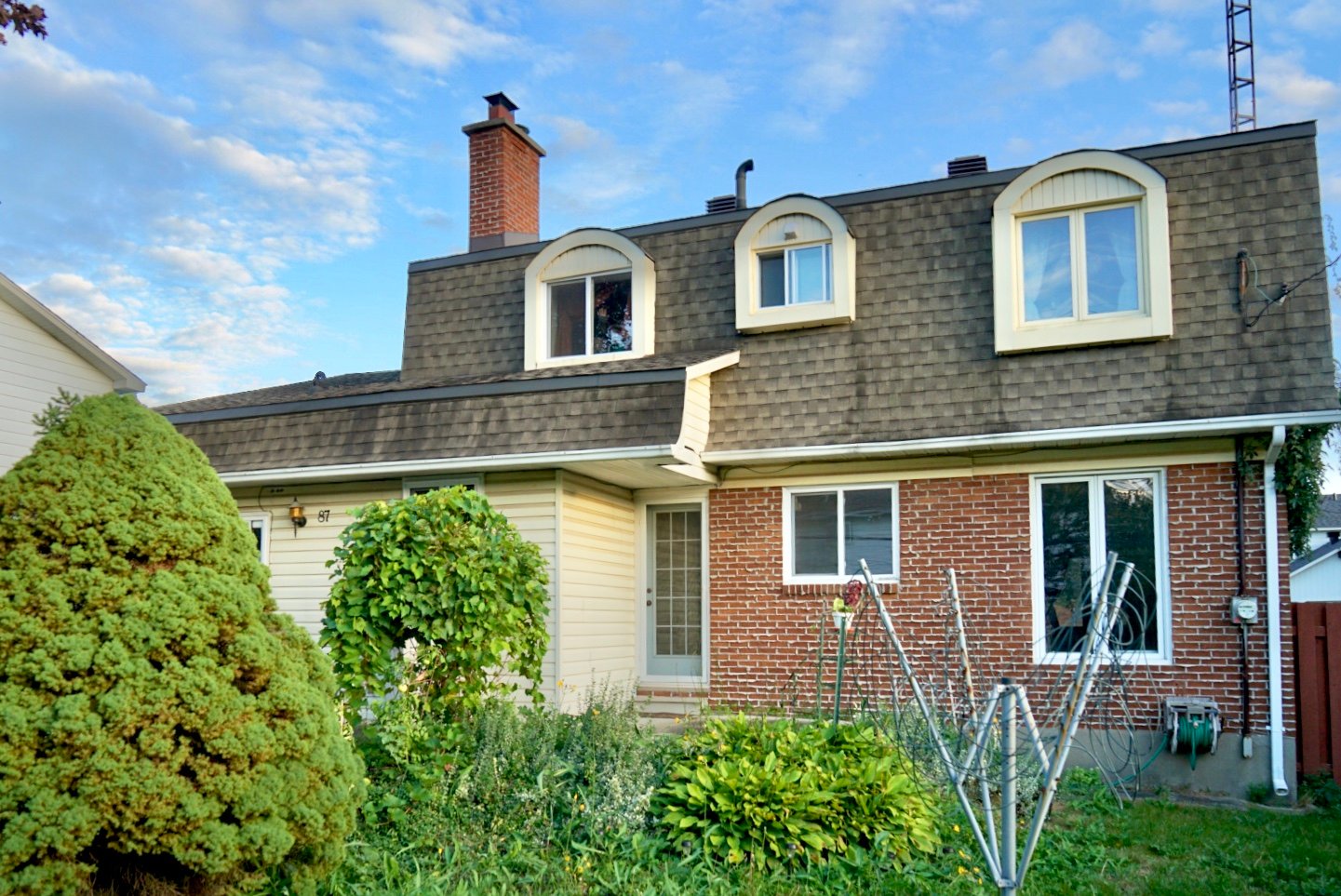 Back facade