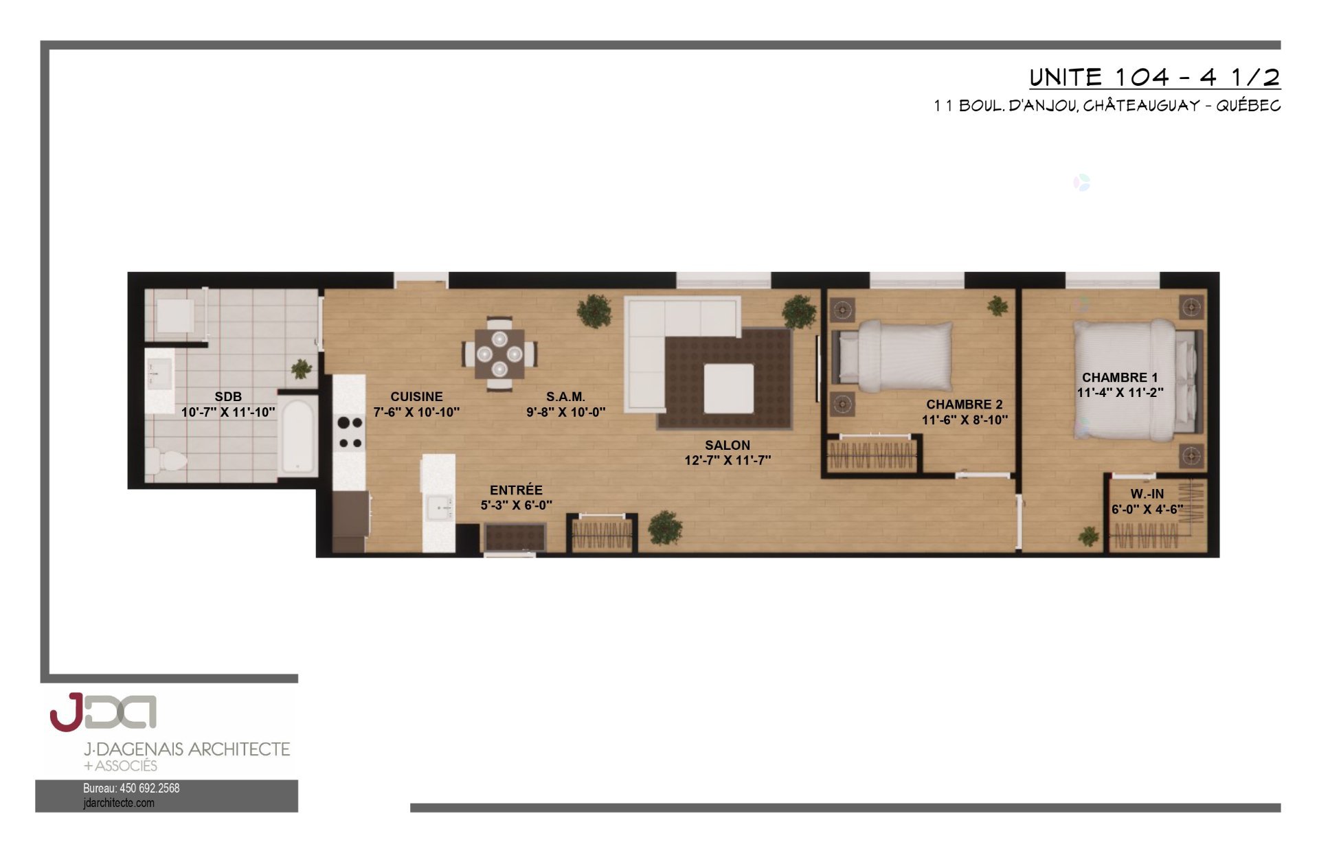 11 Boul. D'Anjou #104, Châteauguay, QC, J6J2P6