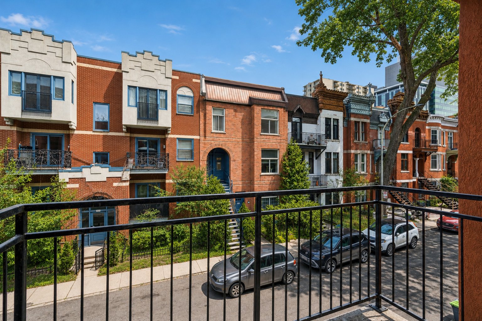 Balcony – 1256, Rue Ste-Élisabeth, apt. 1