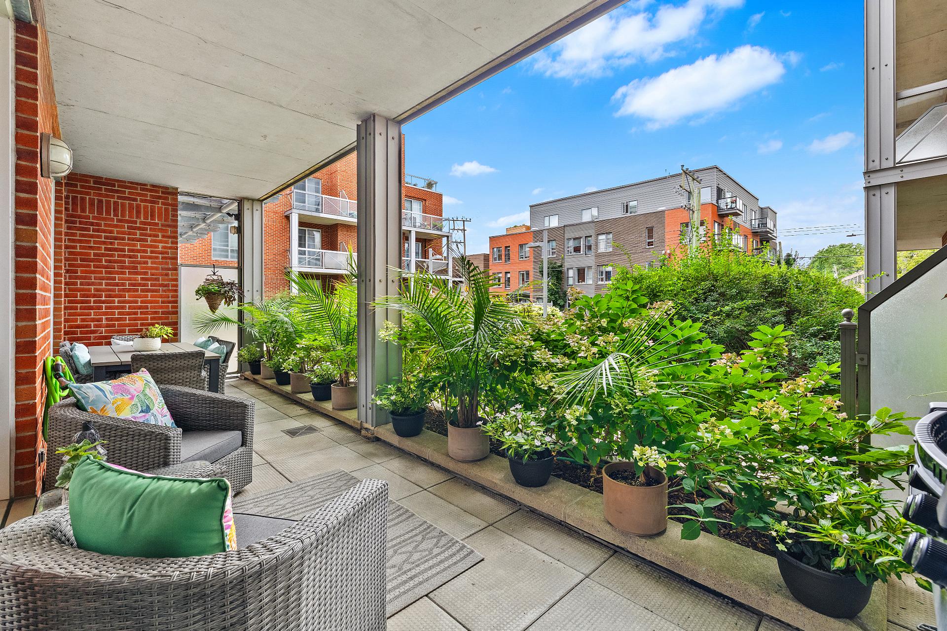 Patio – 4150, Rue St-Ambroise, apt. 101