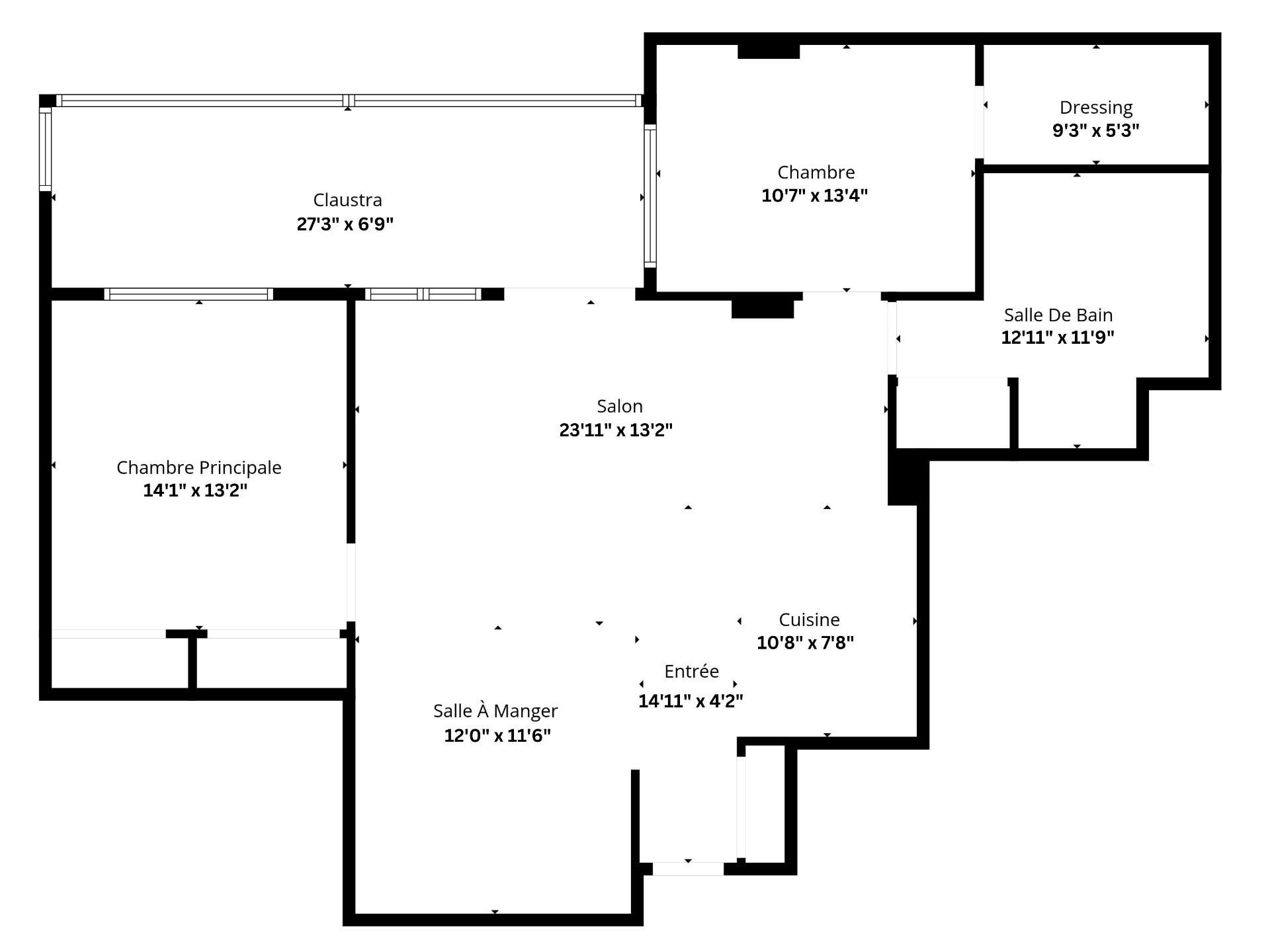 Drawing (sketch) – 4150, Rue St-Ambroise, apt. 101