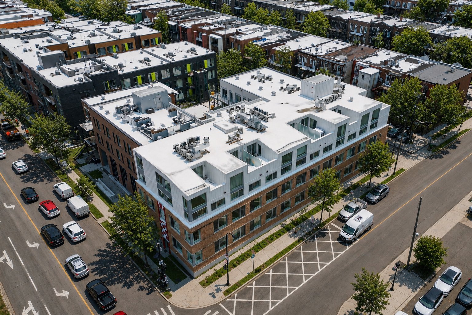 Aerial photo – 5410, Av. Papineau, apt. 105