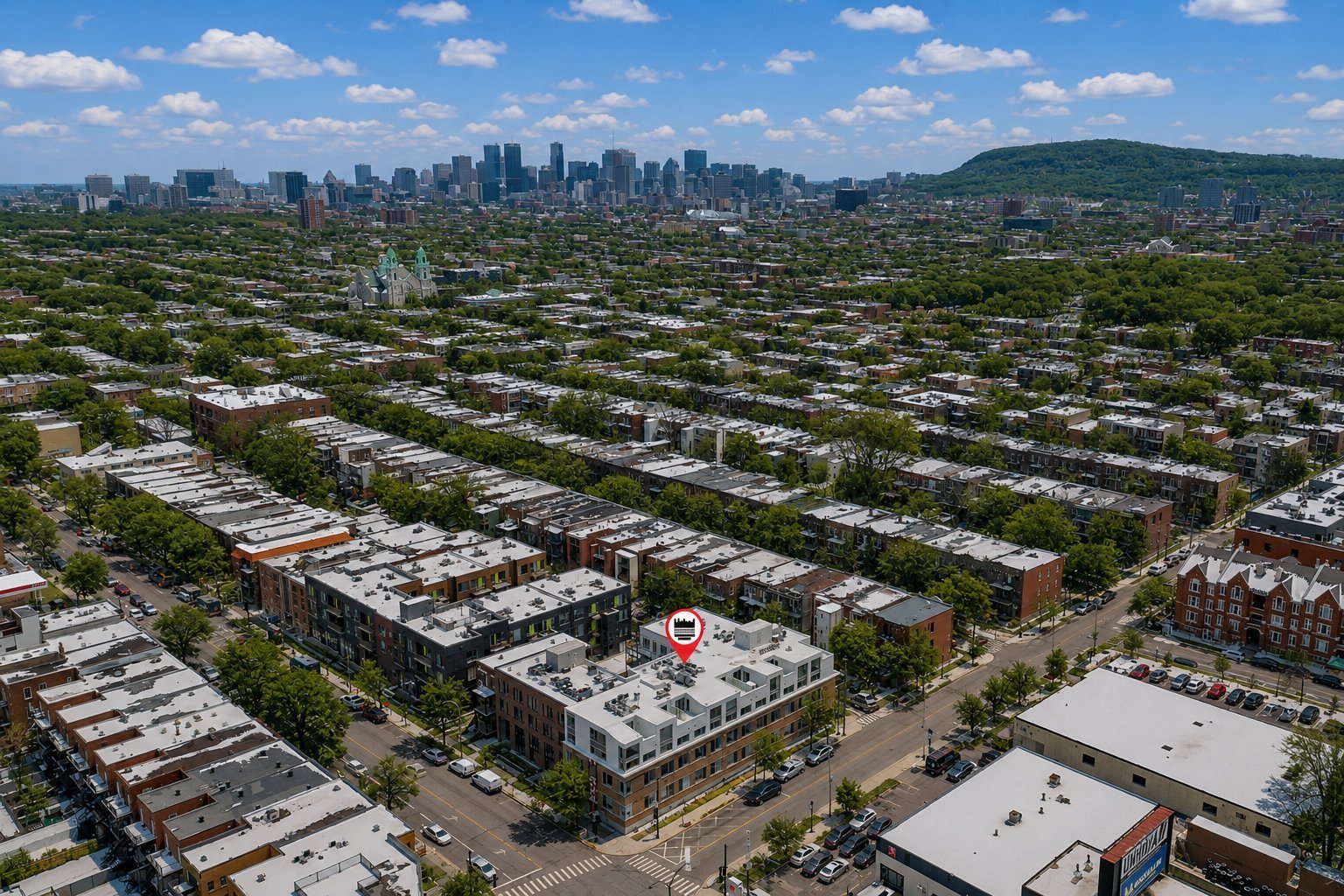 Aerial photo – 5410, Av. Papineau, apt. 201