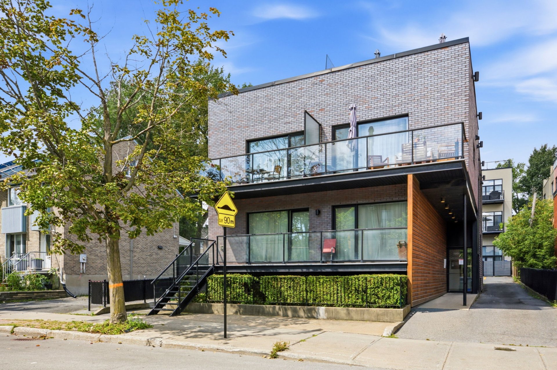 Frontage – 1901, Rue Richardson, apt. 101