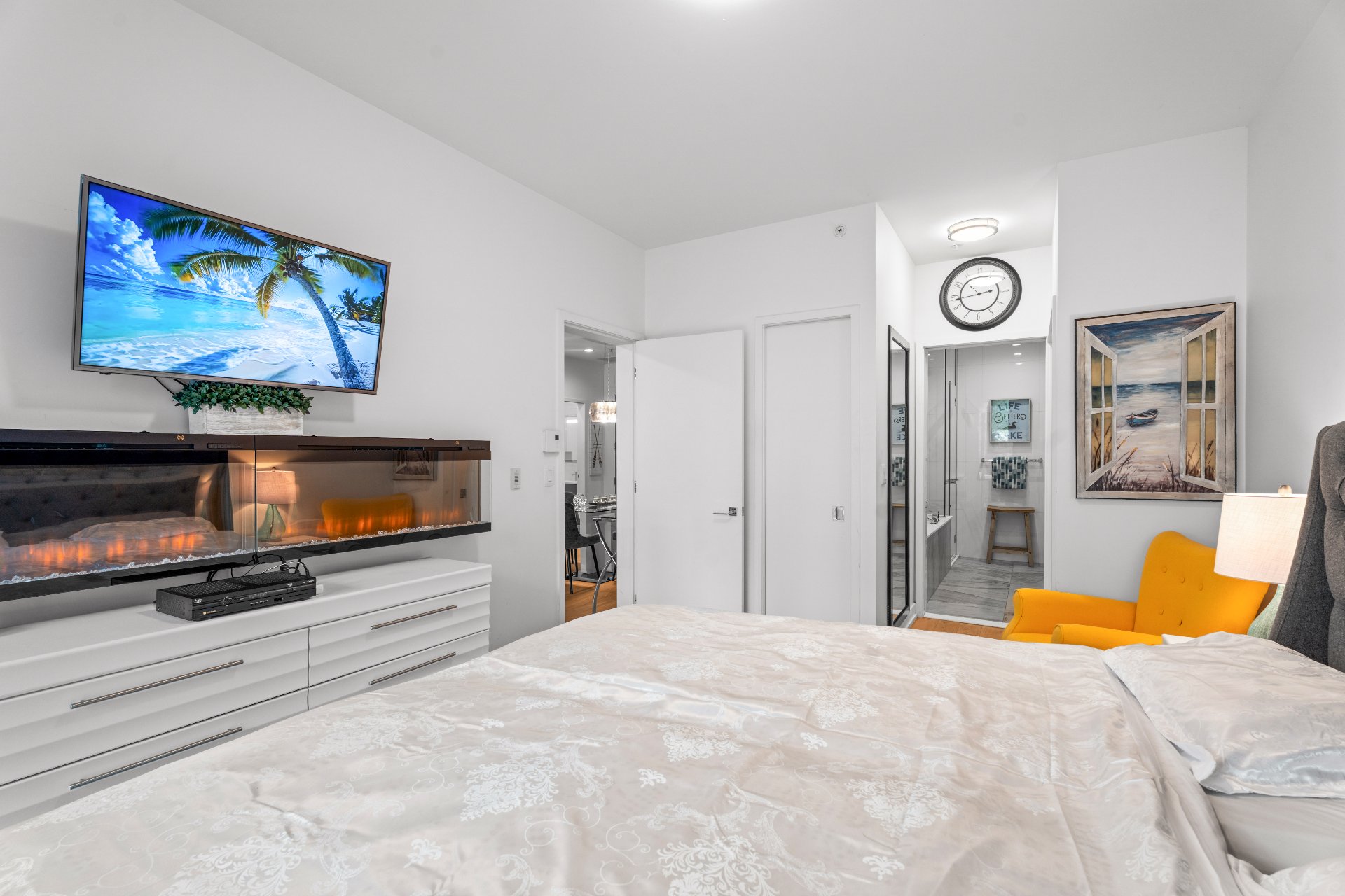 Chambre à coucher principale – 2365, Rue St-Patrick, app. A102