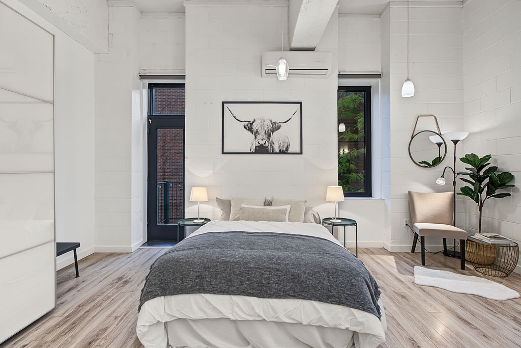 Chambre à coucher – 2801, Rue du Centre, app. 214