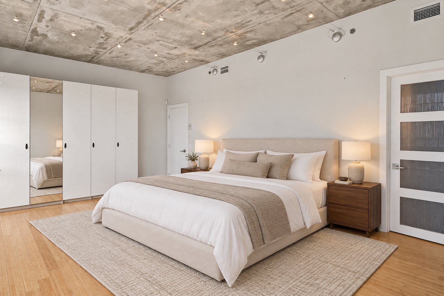 Chambre à coucher principale – 4200, Rue St-Ambroise, app. 607