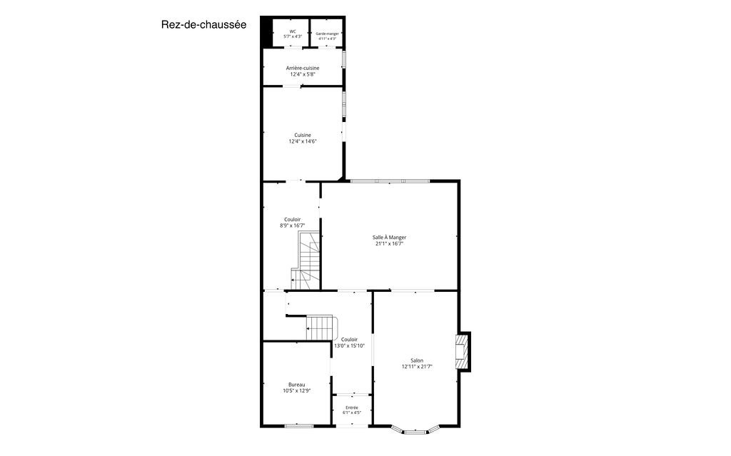 Plan (croquis) – 920Z-922Z, Rue Cherrier