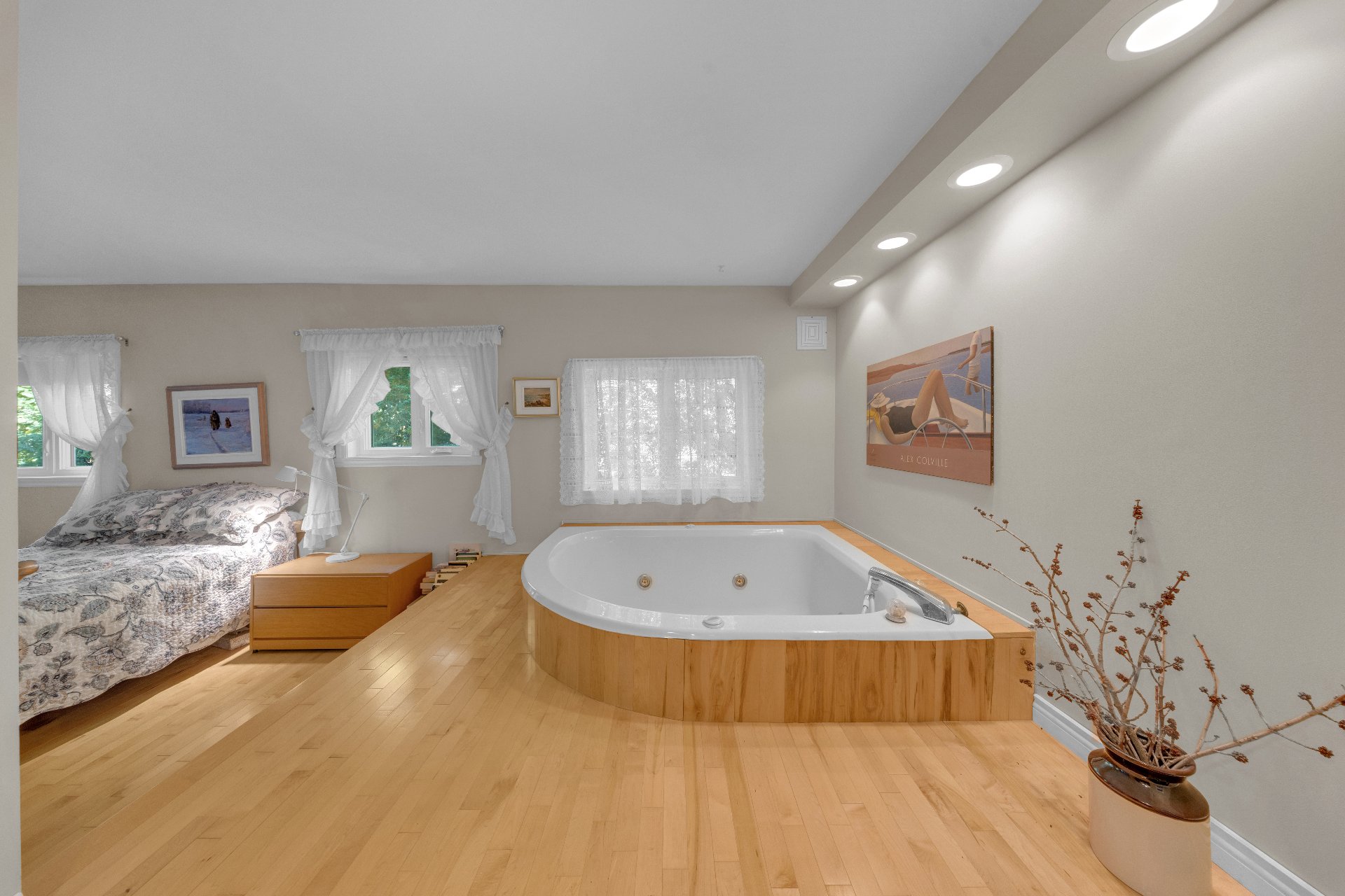 Coin bain dans la chambre à coucher principale
