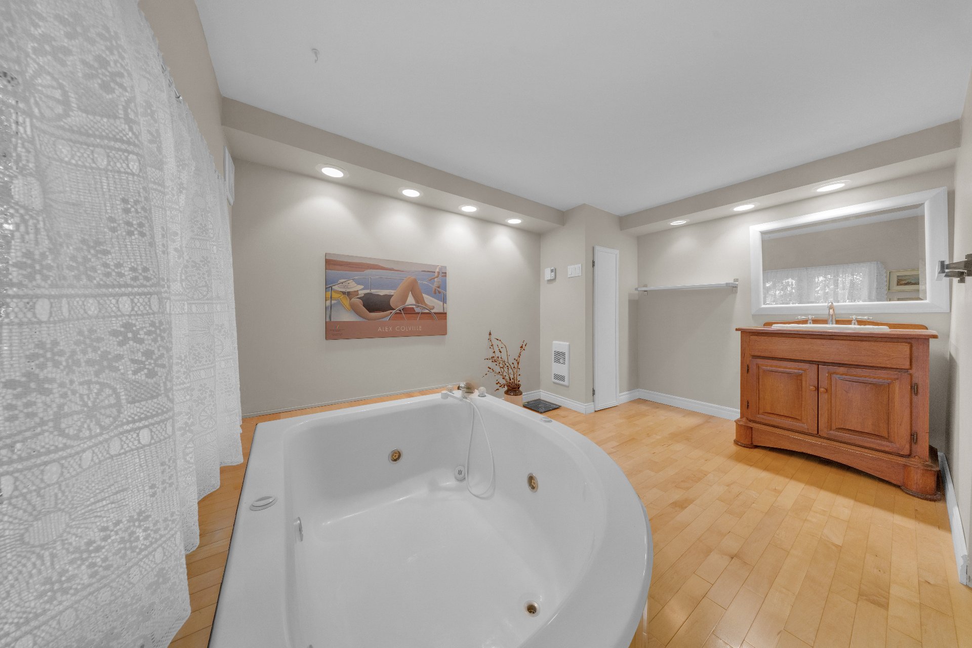 Coin bain dans la chambre à coucher principale