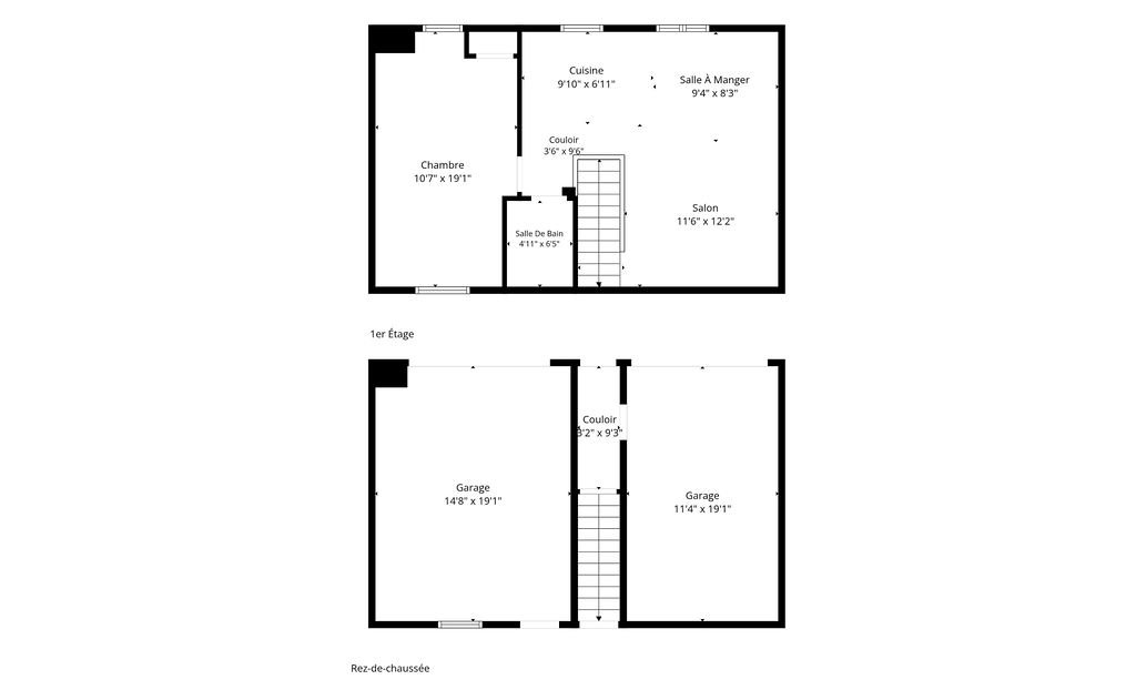Drawing (sketch) – 920-922, Rue Cherrier