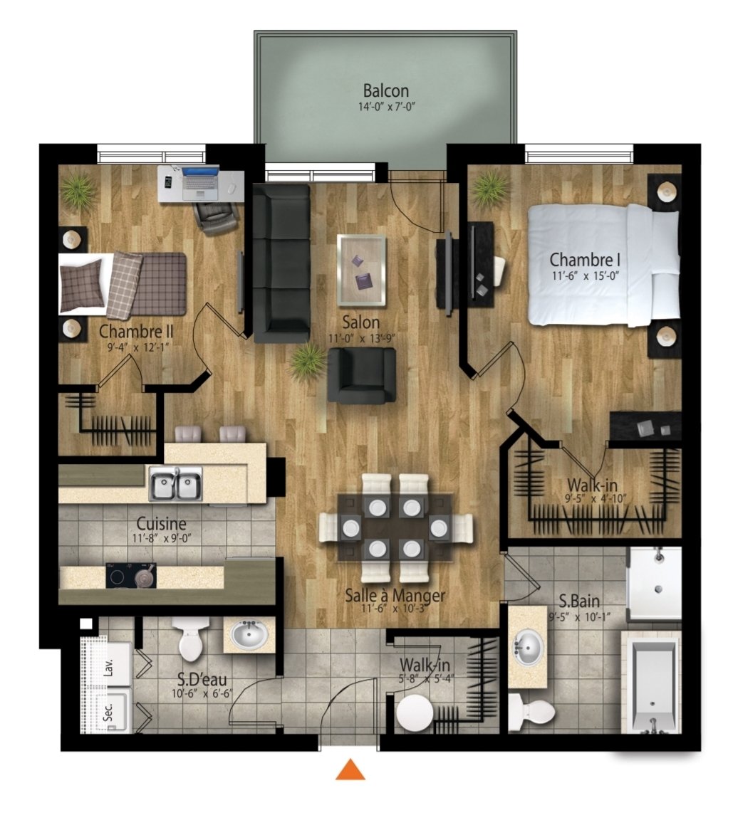 3725 Av. Jean-Béraud, Laval (Chomedey), Quebec H7T0K6, 2 Bedrooms Bedrooms, 9 Rooms Rooms,1 BathroomBathrooms,Residential,For Rent,Av. Jean-Béraud,9368870